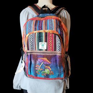 2025 Fabric Festival Bohemian Patchwork Backpack Multicolored